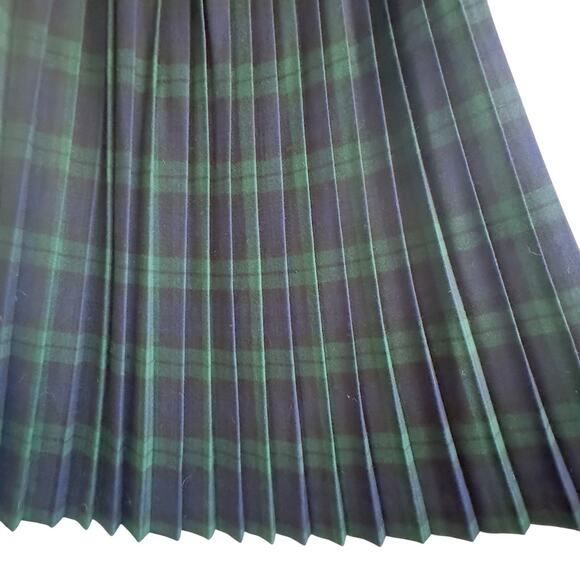 Macnab Scottish Tartan Wool Kilt Skirt Women’s L Plaid Wrap Pleated Fringe 32” - Picture 9 of 10